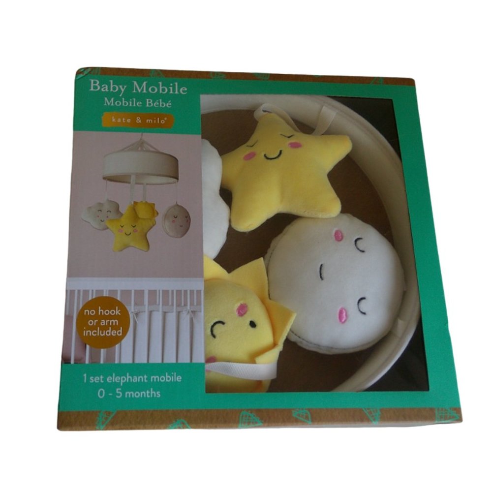 Kate & Milo Sun and Sky Gender Neutral Baby Crib Mobile